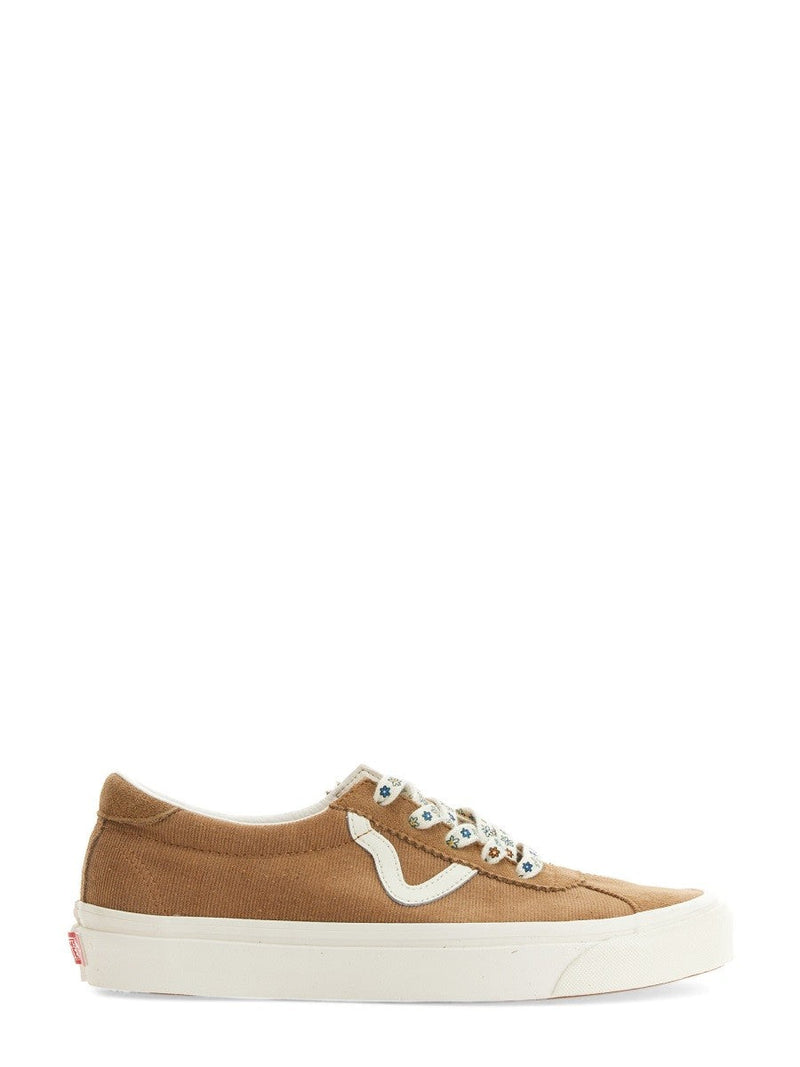 Vans Brown Corduroy Low-Top Sneakers