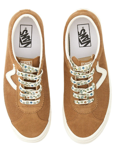 Vans Brown Corduroy Low-Top Sneakers - hover