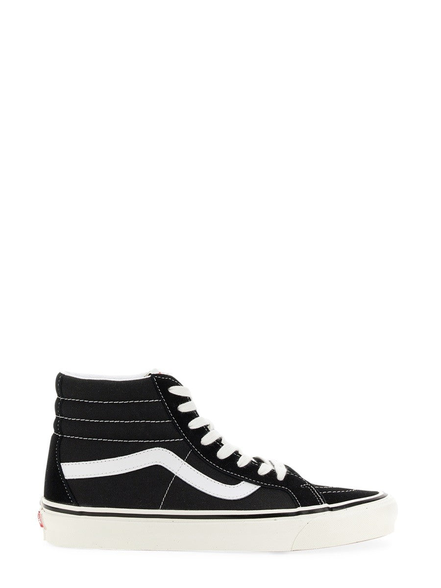 Vans Sk8-Hi Black White High Top Sneakers - Vans / 7