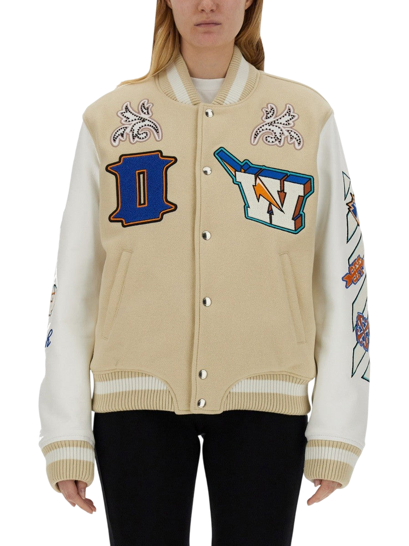 OFF-White NEW VARSITY JACKET