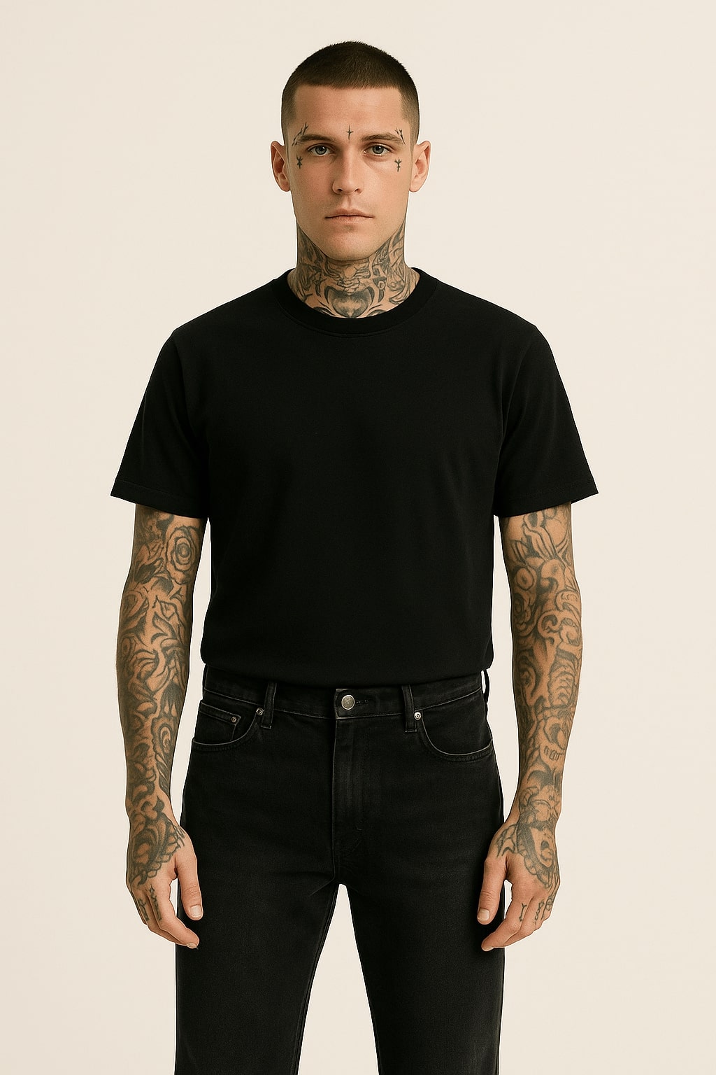 Vintage Black Flared Jeans