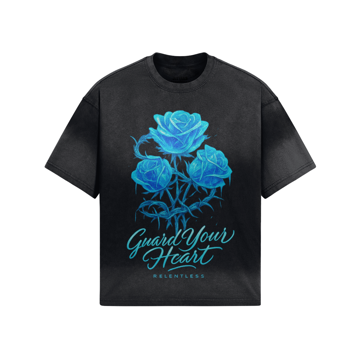 Vintage Black ’Guard Your Heart’ Tee - Black / S