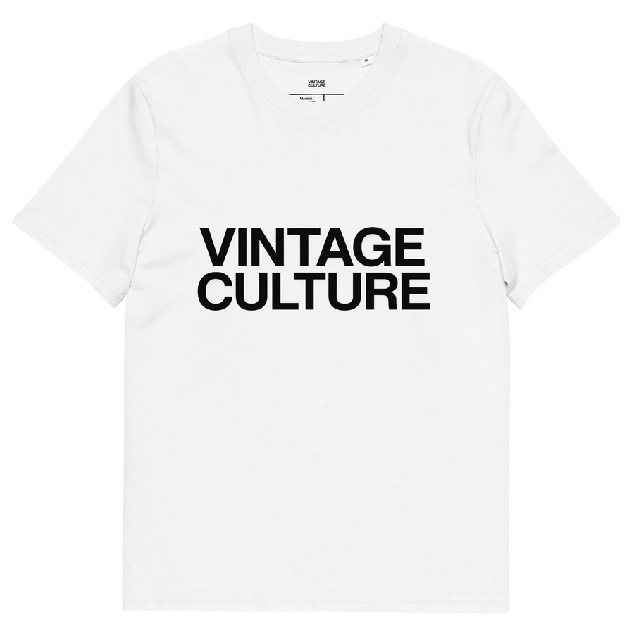 Vintage Culture White Graphic Tee