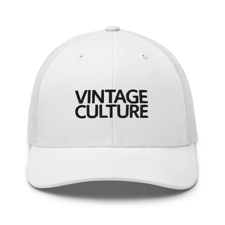 Vintage Culture White Trucker Cap