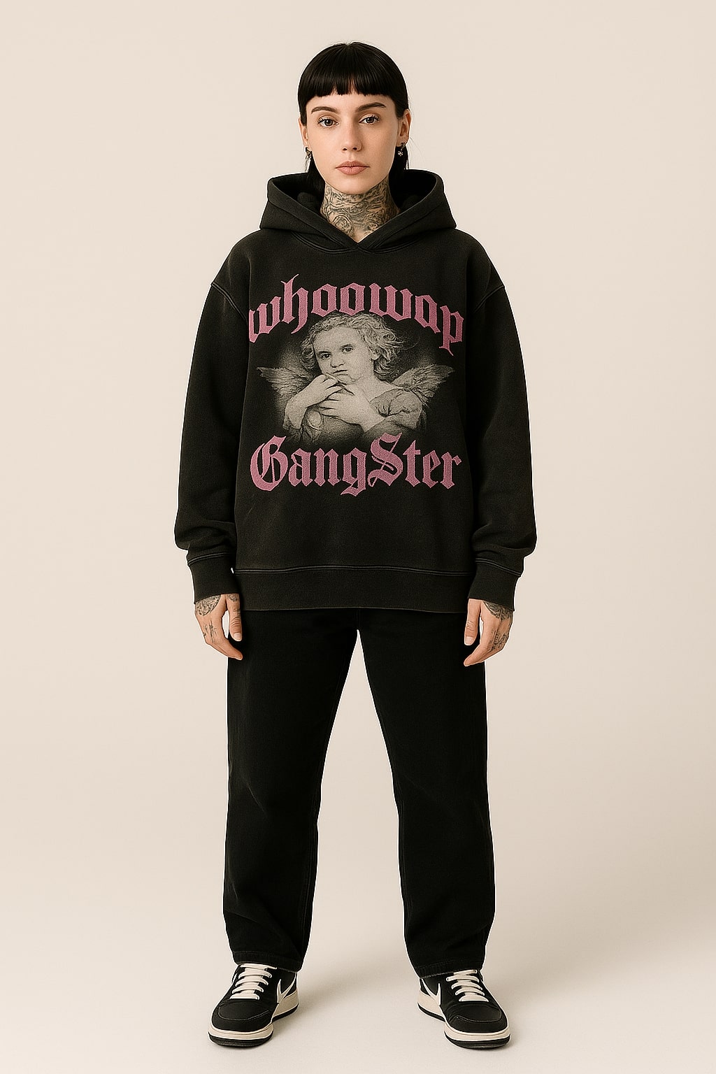 Vintage Gothic Streetwear Hoodie