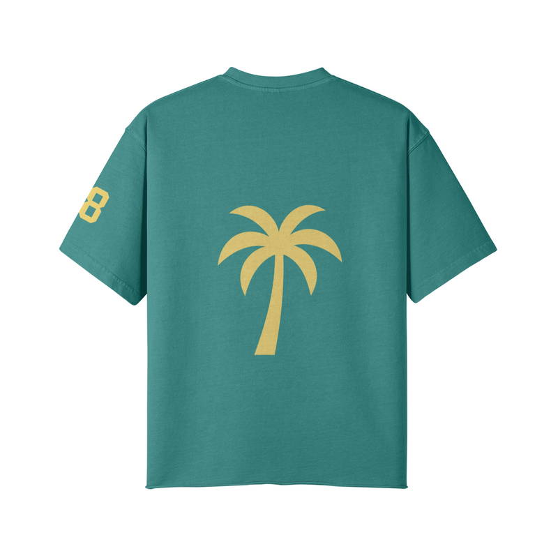 Vintage Graphic Tee Retro “Los Angeles 78” Teal & Gold