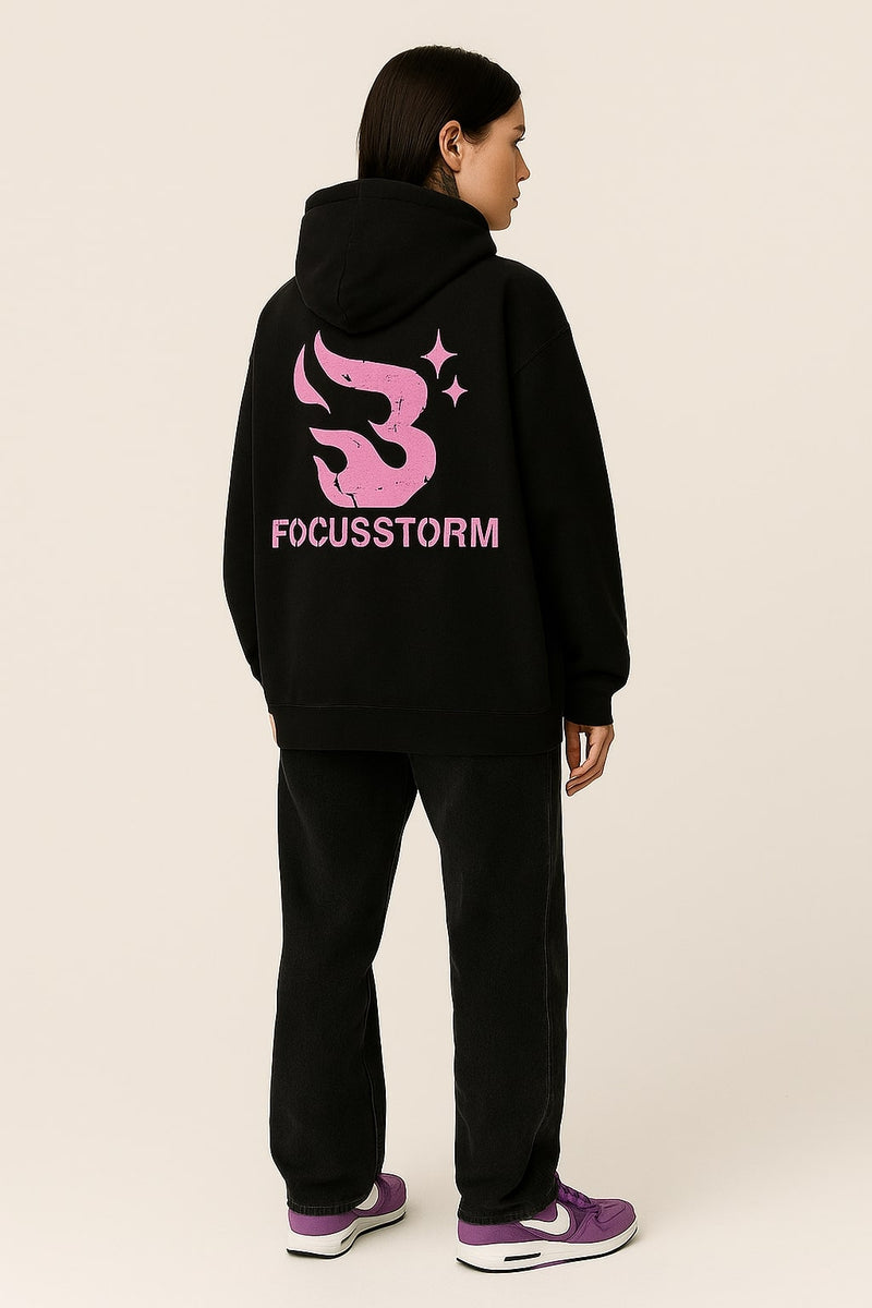 Y2K Purple Streetwear Hoodie