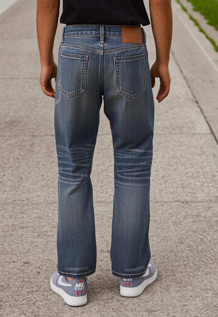 Vintage Washed Baggy Jeans