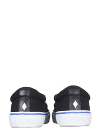 Vulcanized Slip-Ons with Bird Print