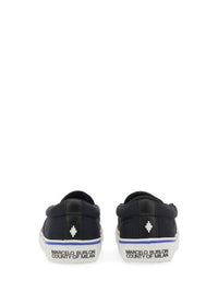 Vulcanized Slip-Ons with Bird Print