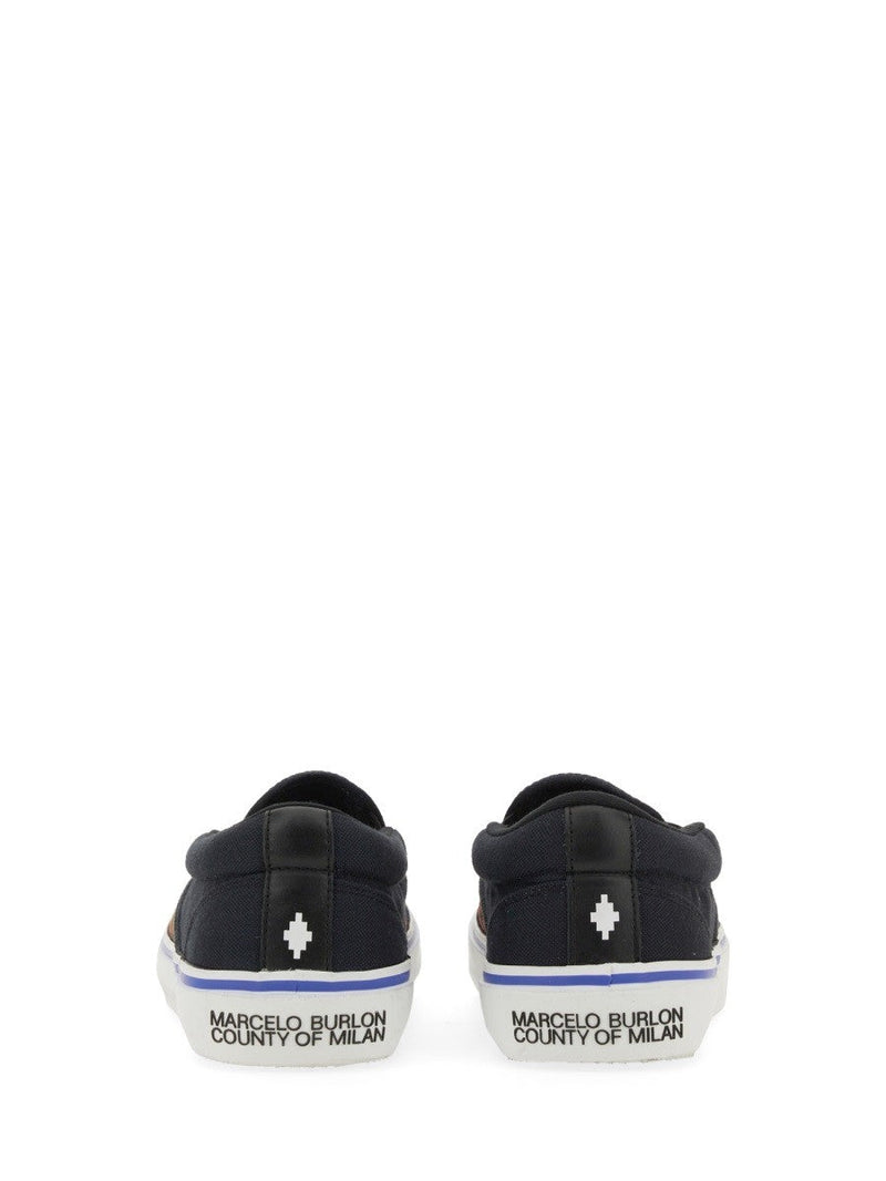 Vulcanized Slip-Ons with Bird Print