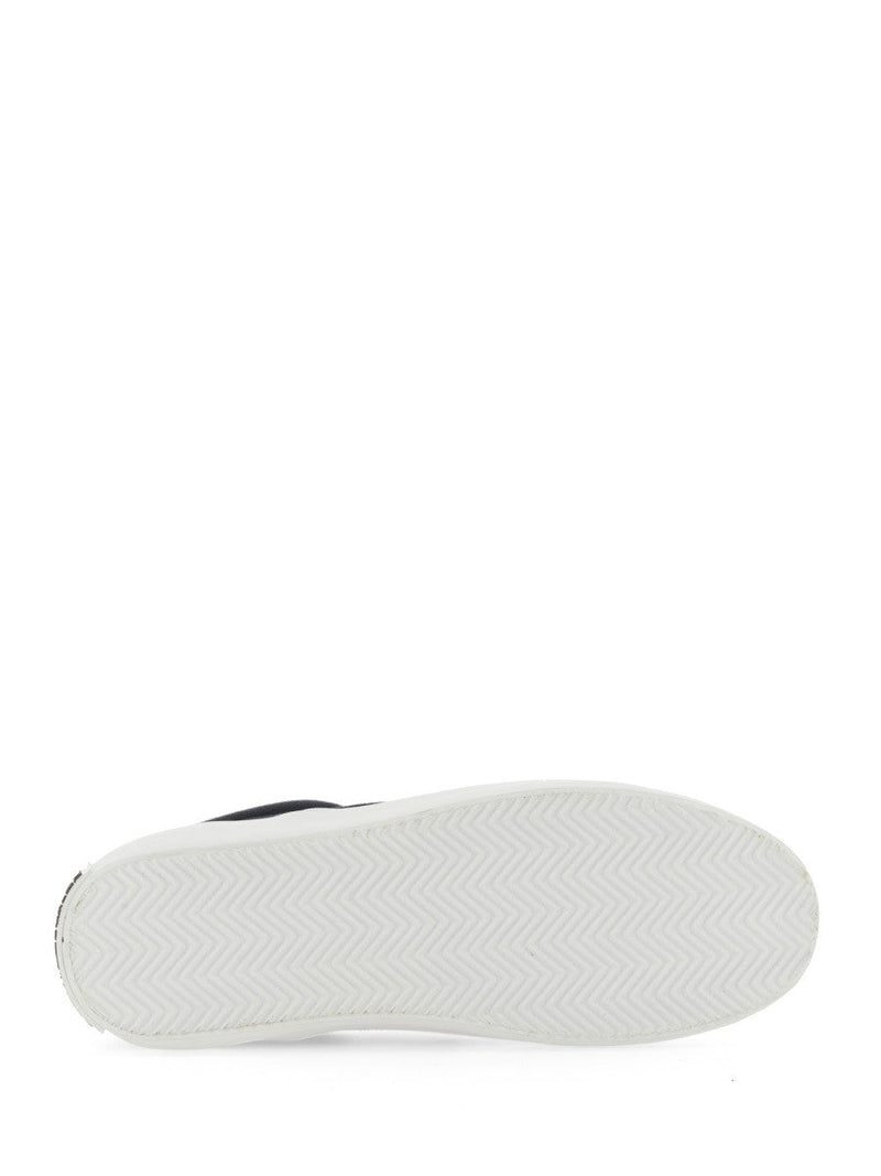Vulcanized Slip-Ons with Bird Print