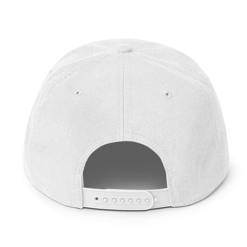 White Los Angeles Snapback Embroidery Hat - White / One size — hover