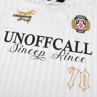 White Retro Soccer Jersey