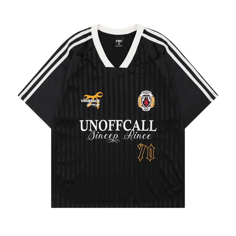 White Retro Soccer Jersey
