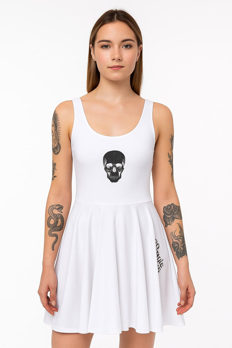 White Skater Dress – No Saints Club