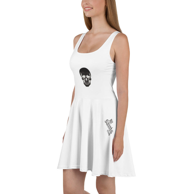 White Skater Dress – No Saints Club