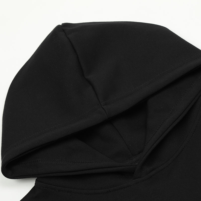 White Streetwear Graphic Hoodie
