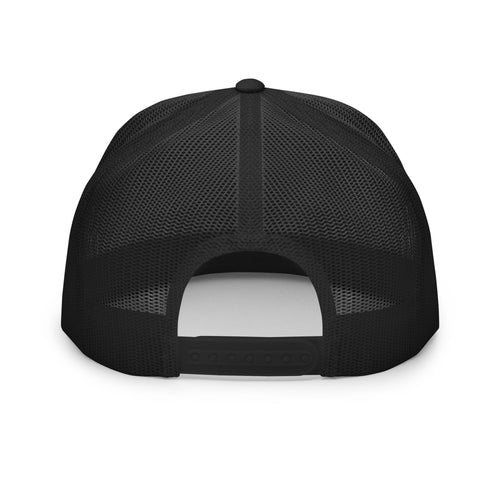 Worldwide Rose Trucker Mesh Hat - BLACK — hover