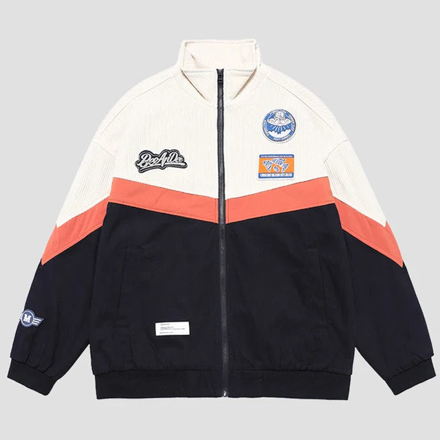 Y2K Streetwear Racing Jacket